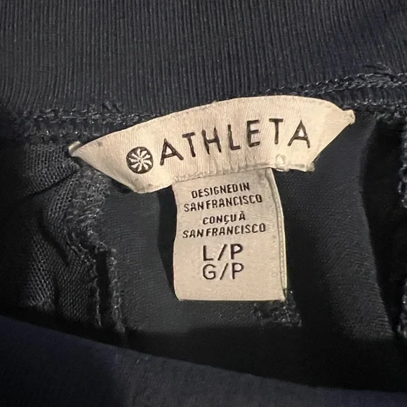 Athleta Navy Blue Athletic Shorts - Picture 3 of 3